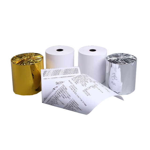 Factory Free Sample 80x70mm Pre-printed Thermal Till Roll Cash Register Printing POS Paper Thermal Receipt Paper Roll
