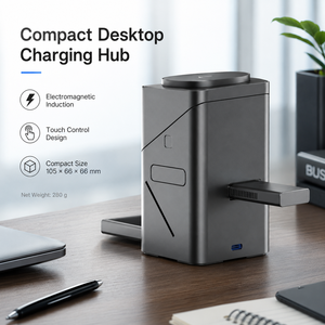 <span class=keywords><strong>Chargeur</strong></span> sans fil rapide 15W 3 en 1 avec support escamotable pour montre et écouteurs, compatible avec plusieurs appareils <span class=keywords><strong>Apple</strong></span> - Product Image 2