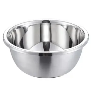 Mixing Salad Bowl With Low Price Industrial Stainless Steel Thickening and deepening Mixing Bowls High Quality Round Basin