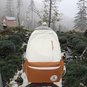 Waterproof <b>Large</b> <b>Capacity</b> <b>Backpack</b> for Men Women Casual Student Schoolbag with Polyester Lining Simple Design for Travel-0643 - Product Image 3