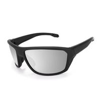 Lunettes de sport de plein air unisexes Jubao HB-529 polarisées, photochromiques, résistantes au vent, aux chocs et aux UV, semi-cerclées