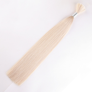 K.swigs Extensions de cheveux humains Remy 100% naturels, lisses, cheveux chinois, double trame, non traités, pour tressage, couleur personnalisée - Product Image 6