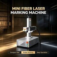 Mini Máquina de Marcado Láser de Fibra para Metal, Impresión de Logotipos, Tarjetas y Números de Serie