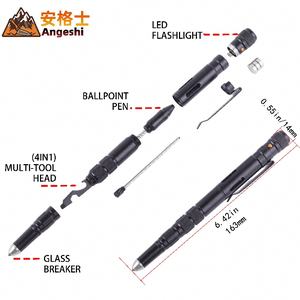 Bolígrafo multifunción portátil de aleación de aluminio para mujer, herramienta de Escape de autodefensa antilobo para acampar al aire libre, escalada, senderismo, regalo - Product Image 2