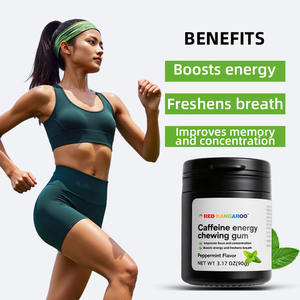 <span class=keywords><strong>Chewing</strong></span>-<span class=keywords><strong>gum</strong></span> personnalisé longue durée menthe poivrée caféine énergie végétalien sans sucre soutien énergie haleine fraîche - Product Image 4