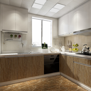 Armoires modernes Bois de hêtre <span class=keywords><strong>massif</strong></span> Texture grain naturel Charnières à fermeture souple Option d'assemblage bricolage - Product Image 1