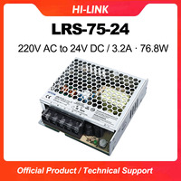 Alimentation électrique série LRS-75, LRS-75-12, LR-75-24, 75W, SMPS, entrée 100-240Vac, protection multiple