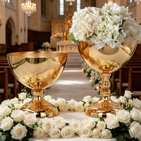 Centro de Mesa de Alambre Metálico de Alta Calidad y Duradero para Bodas, Mesa Principal, Recepción, Mesa de Postres, Decoración de Sala Modelo