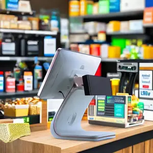 Android 11 15.6 inci LED8 POS Terminal kasir untuk toko ritel