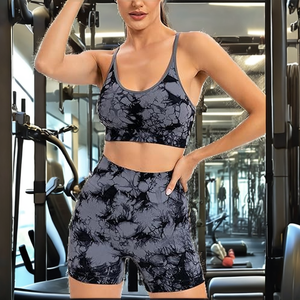 High For Women's Breathable Four-way <b>Stretch</b> Twist Sports <b>Bra</b> High Support Cross Back Strappy Design For Fitness Running <b>Bra</b> - Product Image 2