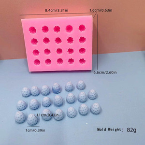 Силиконовая форма для свечей в форме клубники - Product Image 6