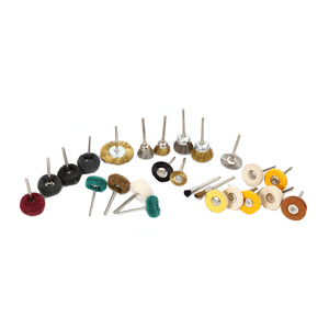 Juego de 10 cepillos de pulido de alambre de acero de 25 mm para taladro, herramientas de desbarbado de grado industrial, certificado ISO9001, eje de 40 mm, 1 cerdas - Product Image 6