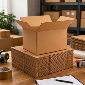 Boîte d'emballage en carton ondulé personnalisée FX pour usage quotidien et livraison professionnelle, durable, robuste et sûre pour protéger les articles - Product Image 2