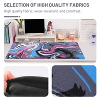 Tapis de souris de jeu personnalisé en caoutchouc, motif dessin animé, avec repose-poignet, anti-rayures, résistant à l'eau, 800x300mm, impression par sublimation couleur pour