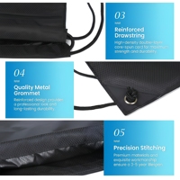 Sacs à cordon Oxford Sport Diamond en gros, directement de l'usine, multicolores, avec poche avant zippée, OEM ODM, logo personnalisé, faible MOQ, grande quantité