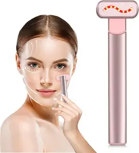 Rechargeable Ems Red Light Therapy Skin Care Tool Rejuvenation Anti-aging Eye Bag Removal Machine Eye Massage Equipment