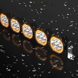 Barra de luces LED Driving Vision con diodos de montaje empotrado y cubiertas, tipo Beam 4x4 Laser de 9 pulgadas para vehículos todoterreno. - Product Image 2
