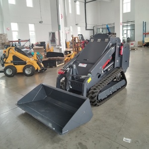 Miễn phí vận chuyển Mini Skid chỉ đạo Bộ nạp Crawler SNOW-Cleaning thiết bị 1 tấn thủy lực DIESEL Skid chỉ đạo Bộ nạp với theo dõi - Product Image 5