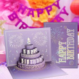 Cartes d'<span class=keywords><strong>anniversaire</strong></span> avec feux d'artifice, lumières, <span class=keywords><strong>musique</strong></span> et son, gâteau 3D pop-up, cartes d'<span class=keywords><strong>anniversaire</strong></span> avec effets sonores, cadeau - Product Image 5