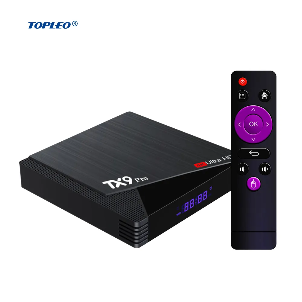 Topleo TV Box Android 10 Wifi 4K Mini Media Player приставка h313 tx9 pro smart Box android tv