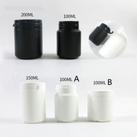 Bouteille en plastique fine et très vendue, 100 ml, ambrée, en PET, pour sirop contre la toux, avec étiquettes pour sirop contre la toux Wockhardt