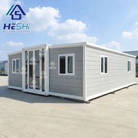 Maison préfabriquée pliable sur mesure de 20 pieds et 40 pieds, conteneur extensible, construction de maison préfabriquée, salle de bain extérieure, immobilier