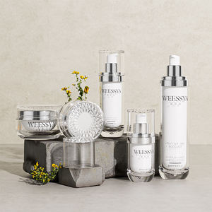 高級空化粧品ジャーボトル30-120ml 50g 30gエアレスホワイトキャップ丸底ローションポンプボトルスキンケア包装 - Product Image 4