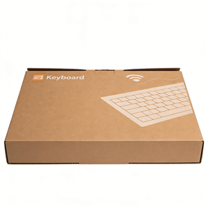 Caja de embalaje para teclados de 3C Electronics, para envíos de marcas en línea, corrugada, opción de flauta B/E, plegable, fabricante de cajas de envío. - Product Image 6