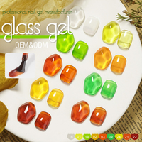 ICE NOVA Vernis Gel Transparent Super Brillant Sans Résidu Sans HEMA/TPO/HPMA Texture Gelée Soak Off Nail Art