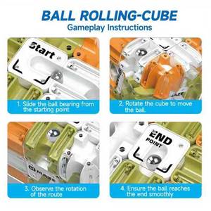 Venta caliente 3D Cubo de <span class=keywords><strong>laberinto</strong></span> de plástico Fidget Juguetes Educativos Cubo mágico Juguetes para aliviar <span class=keywords><strong>el</strong></span> estrés para <span class=keywords><strong>el</strong></span> <span class=keywords><strong>juego</strong></span> de competición multijugador - Product Image 4