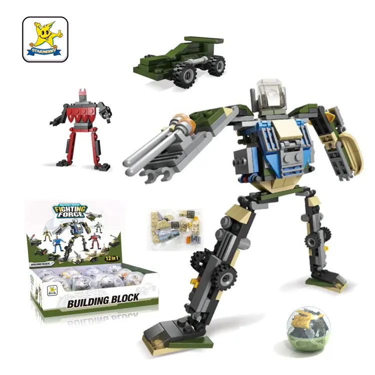 SM203A Jumbo Building Blocks Deformation Robot Gashapon Educational Kids Toys For Kids