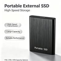 Disque dur externe portable mini en métal haute vitesse de 1 To à 16 To, nouveau SSD externe pour ordinateur portable, style brossé, pour le commerce international transfrontalier