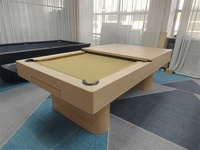 Table de billard multifonctionnelle de luxe moderne 7ft/8ft/9ft, vente directe d'usine professionnelle 2025