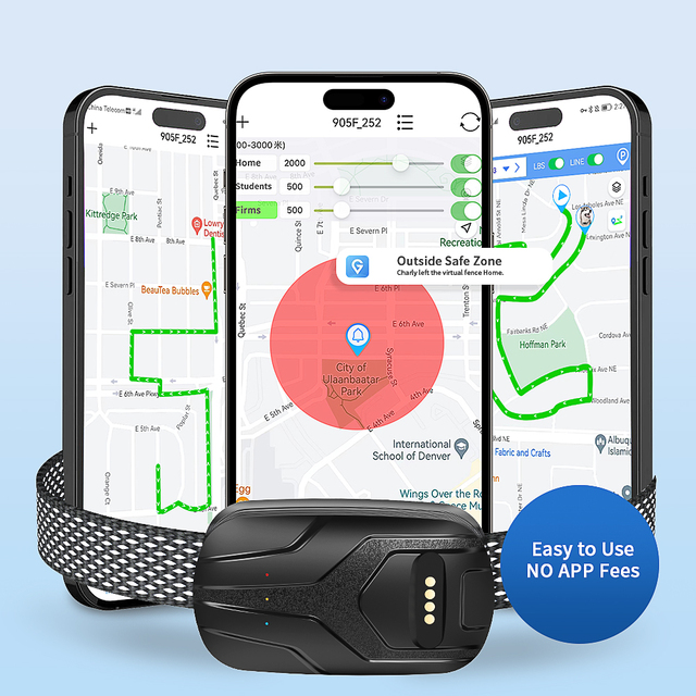 TIZE Waterproof  Smart Home GPS Tracker Locator Device Pet Dog Gps Collar Tracker