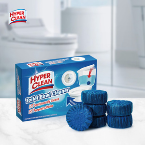 Haute qualité 6pk bleu bloc solide odeur et urine détachant nettoyant pour réservoir de toilette avec caractéristiques de suppression de l'échelle de désodorisation - Product Image 1