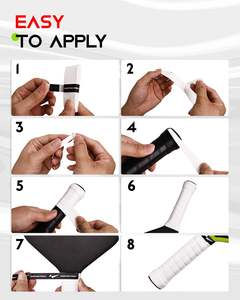 Warping Point Durable Pickle ball <span class=keywords><strong>Paddle</strong></span> Ersatz griff band Feuchtigkeit transport kissen 0,5mm dickes Premium-Zubehör Overgrip - Product Image 4