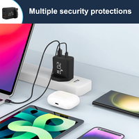 Chargeur rapide GaN 20W OEM, bloc de charge Type C, double port PD3.0 QC3.0, prise UK, chargeur USB-C 20W, chargeur mobile