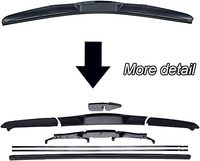 Accessoires de voiture extérieurs Recharge de lame d'essuie-glace hybride Pare-brise en caoutchouc naturel pour Toyota Prius 2008 Made Honda