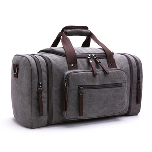 European American Outdoor Travel <b>Bag</b> Canvas Hand Crossbody Luggage <b>Bag</b> Portable Expandable Trolley Sleeve Duffle <b>Bag</b> - Product Image 5
