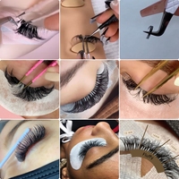 Extensions de cils individuels super foncés mats, longs et épais, cils en cachemire, vendeur de plateaux à cils professionnels avec marque privée