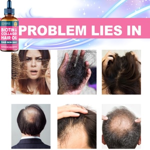 Suero Natural Orgánico para el Crecimiento del Cabello con Biotina y Colágeno, Aceite Esencial Nutritivo con <span class=keywords><strong>Beneficios</strong></span> Anticaspa - Product Image 4