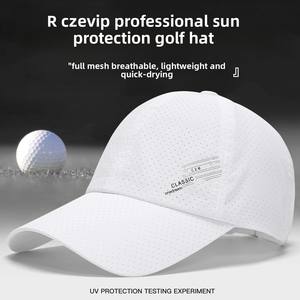 Casquette de golf professionnelle en nylon pour l'été, protection UV, entièrement en maille, séchage rapide, respirante, durable, légère, portable, logo personnalisé - Product Image 3