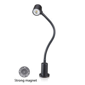 <strong>Led</strong> <strong>Flexible</strong> Gooseneck <strong>Lamp</strong> with Magnetic <strong>Base</strong> 24v / 100-240v - Product Image 2