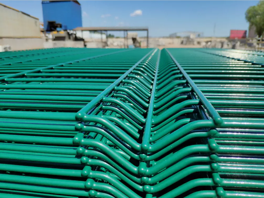 स्टील एंटी क्लाइंब 358 वायर मेष बाड़ लगाना उच्च सुरक्षा 2