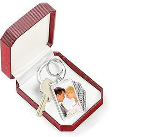 Hot Selling Custom Shape Picture Photo Holder Keychain DIY Clear Plastic Acrylic Blank Photo Frame <b>Key</b> Chain Pendant - Product Image 5