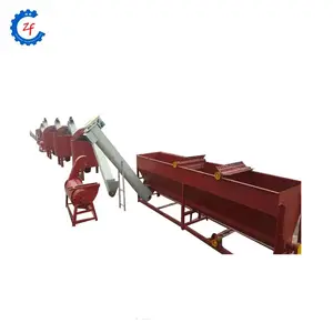 500kg waste Pet Bottles Crushing Washing Drying Line pet bottles recycling equipment