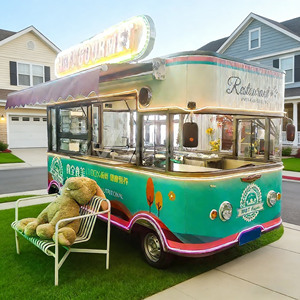 Popular Street Food Cart Mobile Coffee Bar <b>Trailer</b> with Full Kitchen - Product Image 1