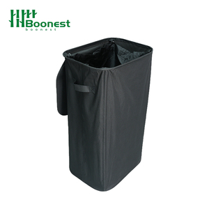 आधुनिक बड़े इनडोर होम रीसाइक्लिंग बिन ढक्कन के साथ और 2 हटाने योग्य पुनः प्रयोज्य आंतरिक बैग आयताकार कपड़े आयोजक - Product Image 5