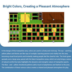 Vente directe du fabricant Trampoline dynamique terrain de jeu intérieur Aventure pour enfants Équipement pour terrain de jeu intérieur <span class=keywords><strong>Parc</strong></span> Trampoline - Product Image 3