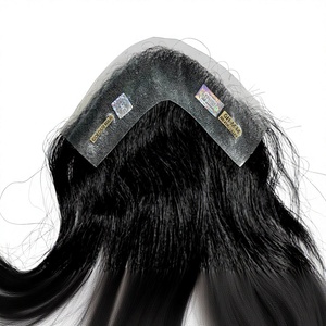 Golden Hair International GH-M18 Toupee con Base de PU y Línea de Cabello Invisible, Cabello Virgen Indio de Bengala Occidental, Ondulado de 38mm - Product Image 1
